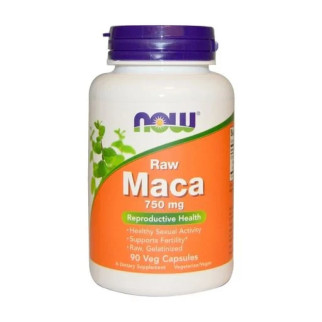 Дієтична добавка в капсулах NOW Foods Raw Maca Перуанська Мака 750 мг, 90 шт - Інтернет-магазин спільних покупок ToGether