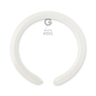 Повітряні кулі моделюючі Gemar білого кольору 100 шт - Інтернет-магазин спільних покупок ToGether