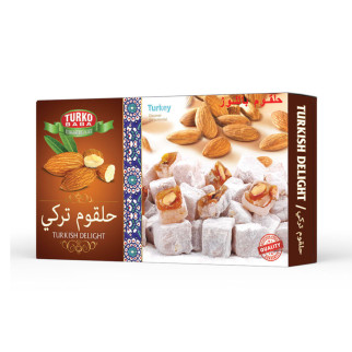 Рахат-лукум з мигледем Turko Baba Turkish Delight with Almond 400 г - Інтернет-магазин спільних покупок ToGether