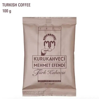 Турецька кава Kurukahveci Mehmet Efendi мелена 100 г - Інтернет-магазин спільних покупок ToGether