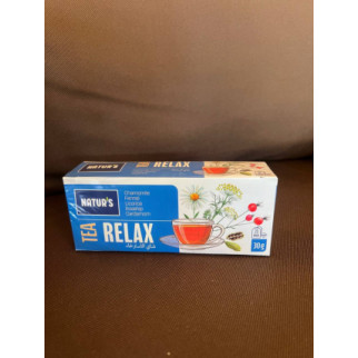 Чай заспокійливий з ромашкою та фенхелем Natur's Relax Tea  20 шт - Інтернет-магазин спільних покупок ToGether