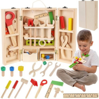 Набір дитячих інструментів дерев'яний у валізці Kruzzel - Інтернет-магазин спільних покупок ToGether