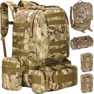Тактичний рюкзак 45 л Trizand 8923, рюкзак військовий, туристичний рюкзак - Інтернет-магазин спільних покупок ToGether