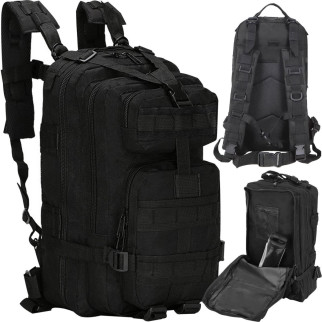 Тактичний військовий рюкзак для виживання 38 л чорний TRIZAND 8919 - Інтернет-магазин спільних покупок ToGether