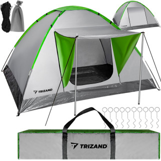 4-місний кемпінговий туристичний намет Trizand - Палатка 4 місна водонепроникна з навісом - Інтернет-магазин спільних покупок ToGether