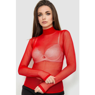 Гольф сітка однотонна жіноча, колір червоний, 186R659 - Інтернет-магазин спільних покупок ToGether