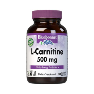 Карнітін Bluebonnet Nutrition L-Carnitine 500 mg 30 Veg Caps - Інтернет-магазин спільних покупок ToGether