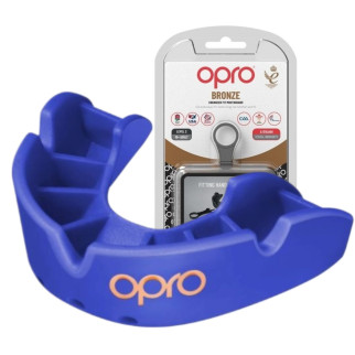 Капа OPRO Bronze доросла (вік 11+) Blue (art.102500002) - Інтернет-магазин спільних покупок ToGether