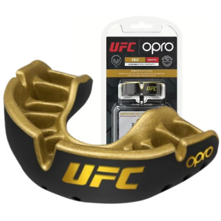 Капа OPRO Gold UFC доросла (вік 11+)  Black/Gold (art.102516001) - Інтернет-магазин спільних покупок ToGether