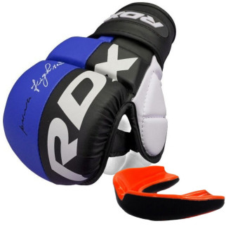 Рукавиці для ММА RDX T6 Plus Rex Blue XL (капа у комплекті) - Інтернет-магазин спільних покупок ToGether