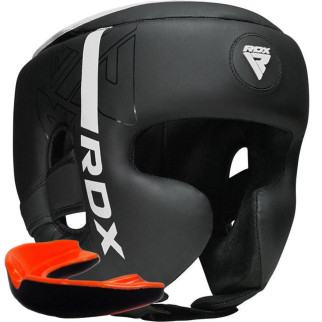 Боксерський шолом RDX F6 KARA Matte White XL (капа у комплекті) - Інтернет-магазин спільних покупок ToGether
