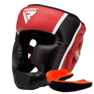 Боксерський шолом RDX AURA PLUS T-17 Red/Black S (капа у комплекті) - Інтернет-магазин спільних покупок ToGether