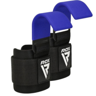 Гаки для тяги на зап'ястя RDX W5 Gym Hook Strap Blue Plus - Інтернет-магазин спільних покупок ToGether