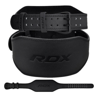 Пояс для важкої атлетики RDX 6 шкіряний Full Black XL - Інтернет-магазин спільних покупок ToGether