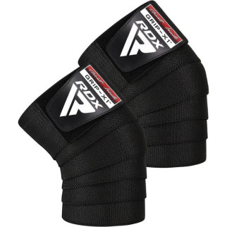 Бинти на коліна RDX K1 GYM Knee Wraps Full Black - Інтернет-магазин спільних покупок ToGether