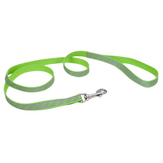 Повідець світловідбивний для собак Coastal Lazer Brite Reflective Leash, 1.2 м х 1.6 см, зелений - Інтернет-магазин спільних покупок ToGether