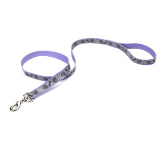 Повідець світловідбивний для собак Coastal Lazer Brite Reflective Leash, 1.2 м х 1.6 см, фіолетовий - Інтернет-магазин спільних покупок ToGether