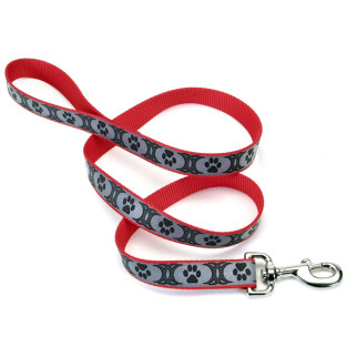 Повідець світловідбивний для собак Coastal Lazer Brite Reflective Leash, 1.8 м х 2.5 см, червоний - Інтернет-магазин спільних покупок ToGether