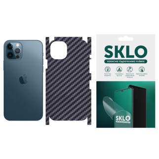 Захисна плівка SKLO Back (тил+грани) Carbon для Apple iPhone 11 (6.1") - Інтернет-магазин спільних покупок ToGether