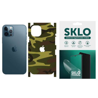 Захисна плівка SKLO Back (тил+грани+лого) Camo для Apple iPhone 12 (6.1") - Інтернет-магазин спільних покупок ToGether