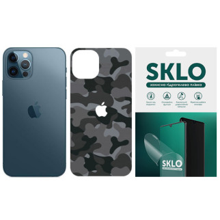 Захисна плівка SKLO Back (тил+лого) Camo для Apple iPhone 12 (6.1") - Інтернет-магазин спільних покупок ToGether