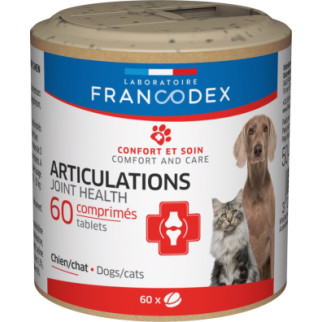 Вітаміни для собак та котів Francodex Joints Dog Cat для здоров'я суглобів 60 табл - Інтернет-магазин спільних покупок ToGether