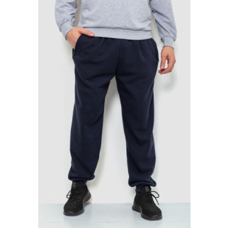 Спорт чоловічі штани на флісі, колір темно-синій, 244R4868 - Інтернет-магазин спільних покупок ToGether