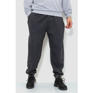 Спорт чоловічі штани на флісі, колір темно-сірий, 244R4868 - Інтернет-магазин спільних покупок ToGether