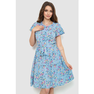 Сукня шифонова, колір блакитний, 230R023-1 - Інтернет-магазин спільних покупок ToGether