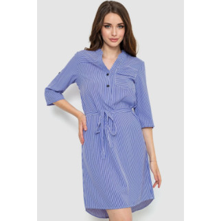 Сукня в смужку, колір синьо-білий, 230R104 - Інтернет-магазин спільних покупок ToGether