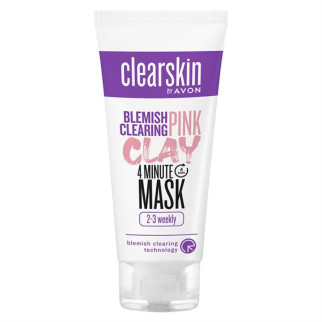Рожева глиняна маска для обличчя «Для проблемної шкіри», 75 мл - Інтернет-магазин спільних покупок ToGether