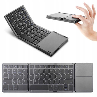 Портативна складана мініклавіатура з 64 клавішами, Bluetooth, бездротова клавіатура із сенсорною панеллю - Інтернет-магазин спільних покупок ToGether