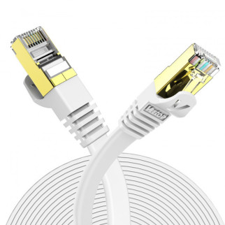 Кабель Ethernet RJ45 Cat 7 мережевий кабель, Veetop 1 м плоский CAT7 високошвидкісний 10 Гбіт/с LAN - Інтернет-магазин спільних покупок ToGether