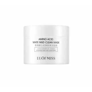 Глиняна маска для обличчя Luofmiss Amino Acid White Mud Clean Mask, 120г - Інтернет-магазин спільних покупок ToGether