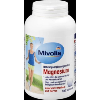 Вітаміни "Mivolis Magnesium", для серцево-судинної системи та нервів, 300 таблеток, Німеччина - Інтернет-магазин спільних покупок ToGether