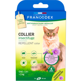 Нашийник від бліх та кліщів для котів Francodex Repellent Collar, 35 см - Інтернет-магазин спільних покупок ToGether