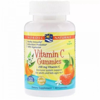 Вітамін C Nordic Naturals Vitamin C Gummies 60 Gummies Tangerine - Інтернет-магазин спільних покупок ToGether
