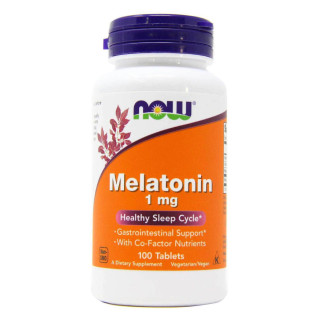 Мелатонін для сну NOW Foods Melatonin 1 mg 100 Tabs - Інтернет-магазин спільних покупок ToGether