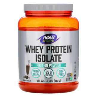 Протеїн NOW Foods Whey Protein Isolate 816 g /24 servings/ Creamy Chocolate - Інтернет-магазин спільних покупок ToGether