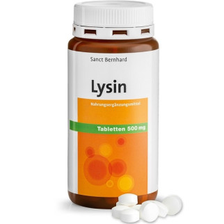 Амінокислота Лізін Sanct Bernhard L-Lysin 500 mg 180 Tabs - Інтернет-магазин спільних покупок ToGether