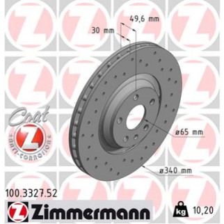 Тормозной диск ZIMMERMANN 100.3327.52 - Топ Продаж! - Інтернет-магазин спільних покупок ToGether