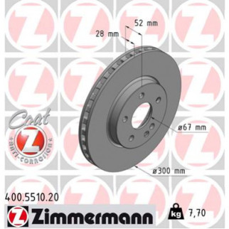 Тормозной диск ZIMMERMANN 400.5510.20 - Топ Продаж! - Інтернет-магазин спільних покупок ToGether