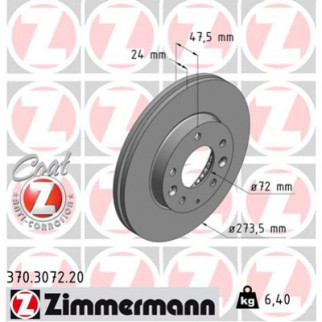 Тормозной диск ZIMMERMANN 370.3072.20 - Топ Продаж! - Інтернет-магазин спільних покупок ToGether