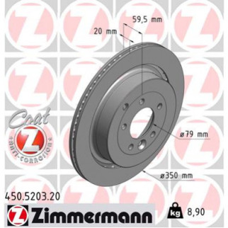 Тормозной диск ZIMMERMANN 450.5203.20 - Топ Продаж! - Інтернет-магазин спільних покупок ToGether