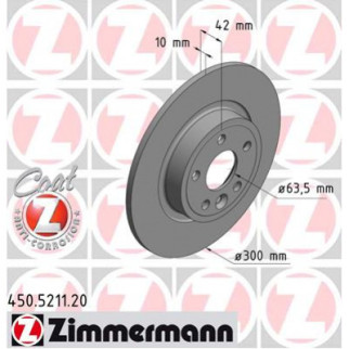 Тормозной диск ZIMMERMANN 450.5211.20 - Інтернет-магазин спільних покупок ToGether