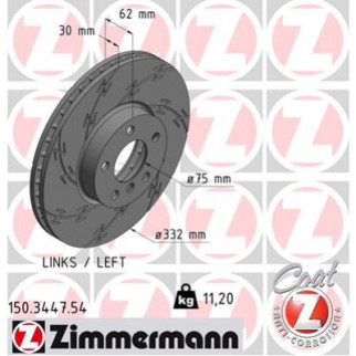 Тормозной диск ZIMMERMANN 150.3447.54 - Топ Продаж! - Інтернет-магазин спільних покупок ToGether