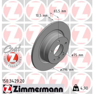 Тормозной диск ZIMMERMANN 150.3429.20 - Топ Продаж! - Інтернет-магазин спільних покупок ToGether