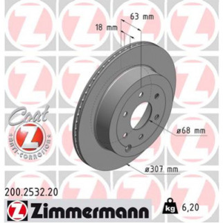 Тормозной диск ZIMMERMANN 200.2532.20 - Топ Продаж! - Інтернет-магазин спільних покупок ToGether