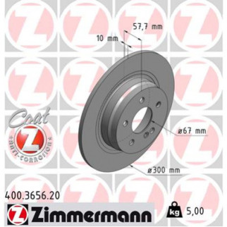 Тормозной диск ZIMMERMANN 400.3656.20 - Топ Продаж! - Інтернет-магазин спільних покупок ToGether