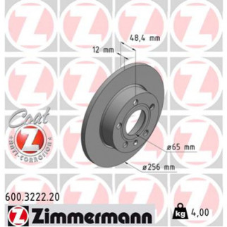 Тормозной диск ZIMMERMANN 600.3222.20 - Топ Продаж! - Інтернет-магазин спільних покупок ToGether
